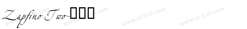 Zapfino Two字体转换